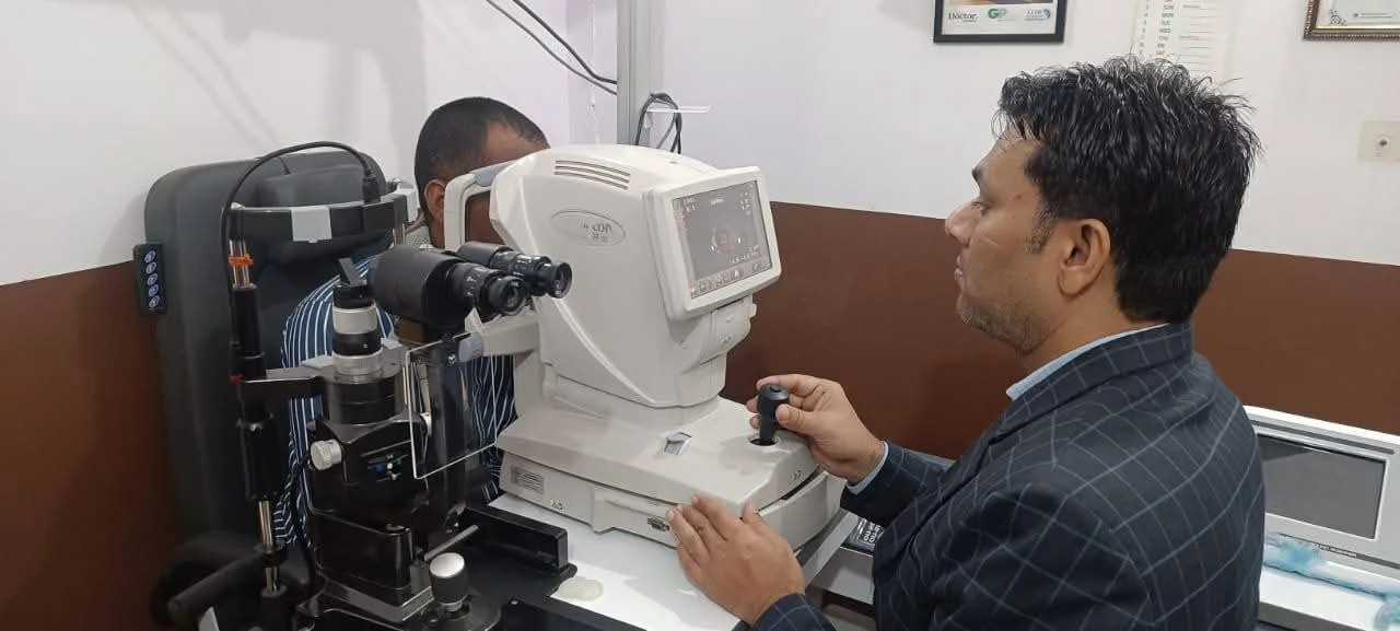 Front Reception at Care for Eye and ENT Centre Jamui - Appointments Available